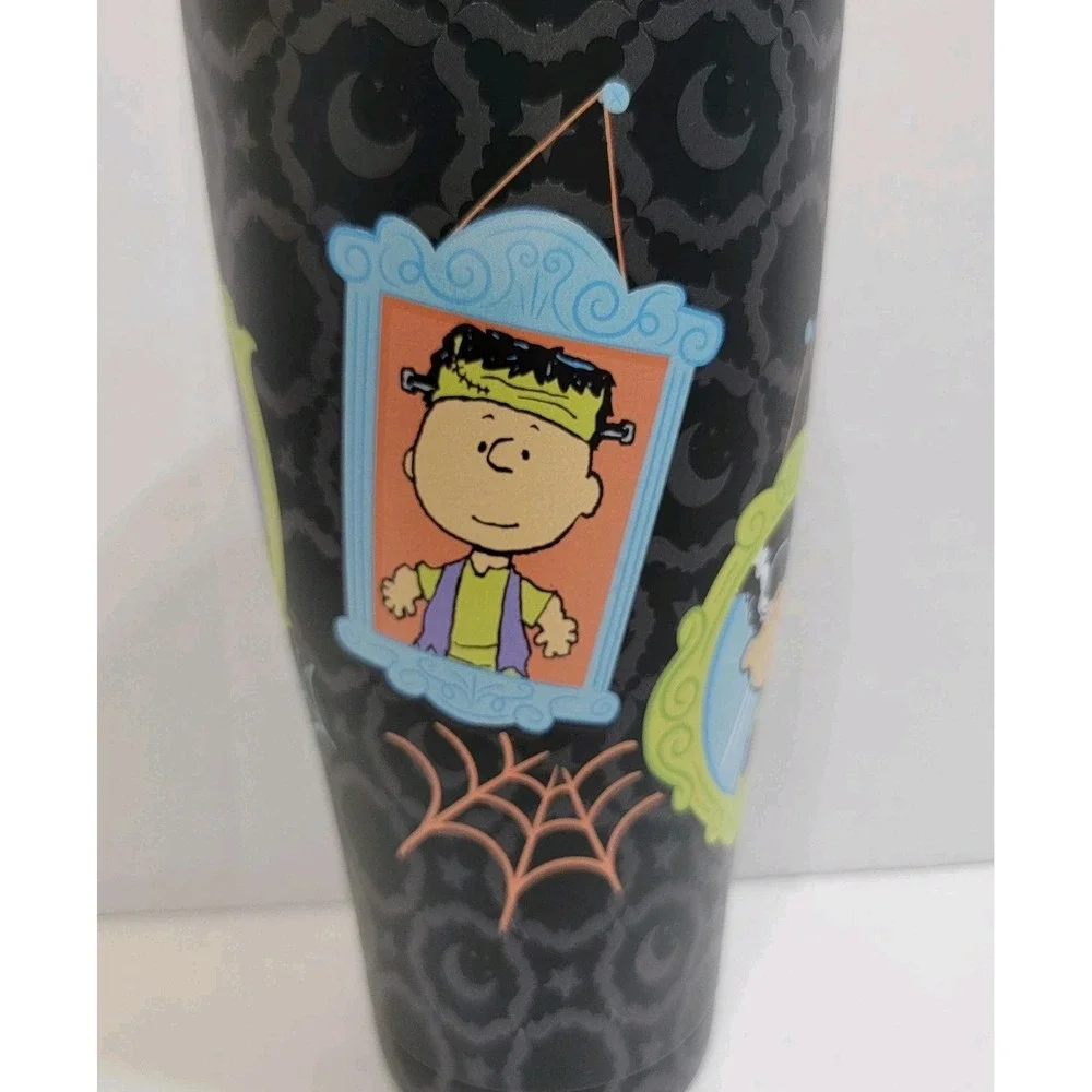 NEW! Peanuts Halloween Snoopy &‎ The Gang Boo Friends Frames 20oz Steel Tumbler
